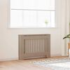 vidaXL Radiator Cover 2 pcs Brown 112 x 19 x 81.5cm Engineered Wood