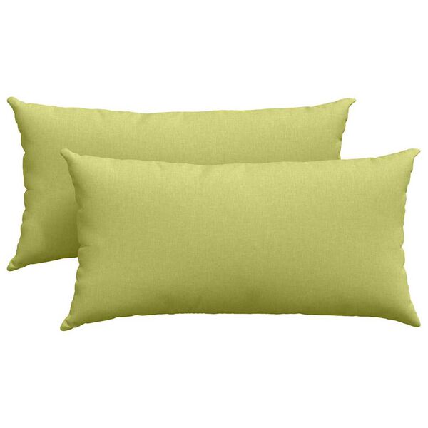 vidaXL Sofa Pillows 2 pcs Light Green 80 x 40 cm Fabric