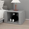 vidaXL Bedside Table Grey Sonoma 57x55x36 cm Engineered Wood