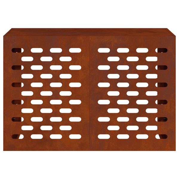 vidaXL Air Conditioner Cover Rusty 90 x 40 x 60 cm Weathering Steel