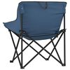 vidaXL Camping Chairs with Pocket Foldable 2 pcs Blue