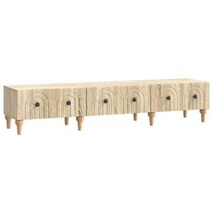 vidaXL TV Cabinet Sonoma Oak 147 x 34.5 x 30 cm Engineered Wood