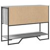 vidaXL Console Table Grey Sonoma 100x35x74.5 cm Engineered Wood