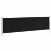 vidaXL Patio Retractable Side Awning 140x514 cm Black