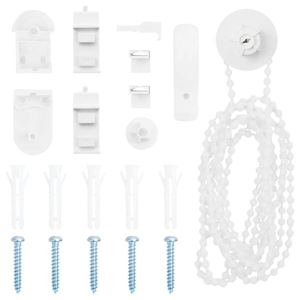 vidaXL 20 Piece Roller Blind Fittings 25 mm