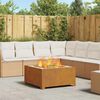 vidaXL Fire Pit Brown 80 x 80 x 40 cm Weathering steel