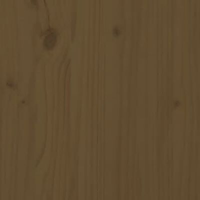 vidaXL Headboard Honey Brown 96x4x100 cm Solid Wood Pine