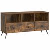 vidaXL TV Cabinet Smoked Oak 102 x 34.5 x 50 cm Engineered Wood