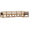 vidaXL Outdoor Sofa Set 5 pcs Natural Solid Acacia Wood