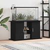 vidaXL Aquarium Stand Black Oak 101x41x58 cm Engineered Wood