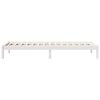 vidaXL Extra Long Bed Frame without Mattress White 80x210 cm Solid Wood Pine