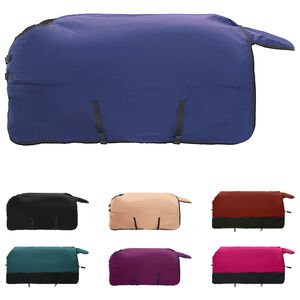 vidaXL Horse Blanket Full Navy Blue 85 cm Polyester