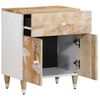 vidaXL Bedside Cabinet 50x33x60 cm Solid Wood Mango