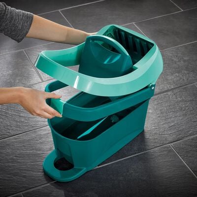 Leifheit Floor Mop Set Profi XL Green with Cart 55096 | vidaXL.co.uk