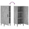 vidaXL Sideboard Concrete Grey 34.5x34x90 cm Engineered Wood