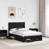 vidaXL Bed Frame with Drawer with Headboard Manual Engineered Wood