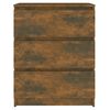 vidaXL Sideboard Smoked Oak 60x35x76 cm Engineered Wood