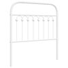 vidaXL Metal Replace Headboard White 90 cm