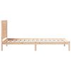 vidaXL Extra Long Bed Frame without Mattress 100x220 cm Solid Wood
