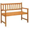 vidaXL Garden Bench 2-Seater 110 x 55 x 90 cm Solid Acacia Wood