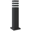 vidaXL Outdoor Floor Lamp with Sensor Black 50 cm Aluminium