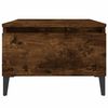 vidaXL Side Table Smoked Oak 50x46x35 cm Engineered Wood