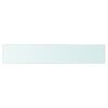 vidaXL Shelf Panel Glass Clear 80x15 cm
