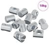 vidaXL Barrel Nuts 3462 pcs Silver M6 x 13 mm (Thread Diameter x H)