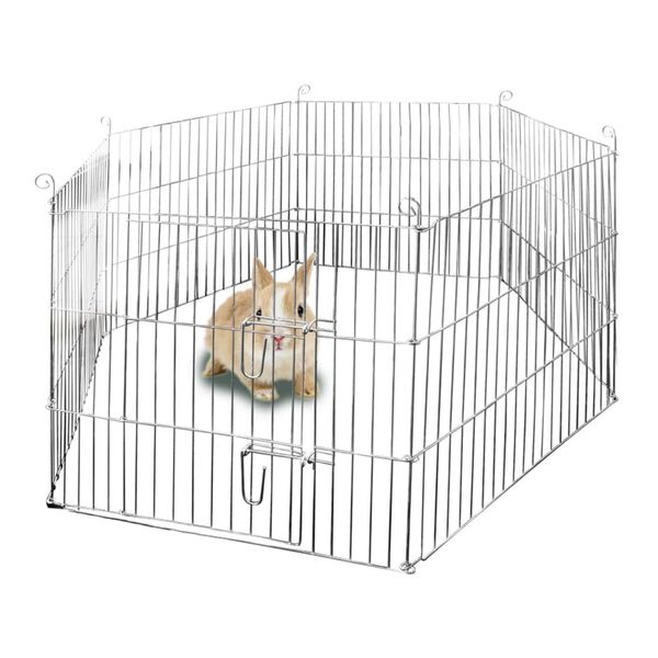 Karlie Rodent Run Hexagon 100x100x60 cm Silver