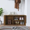 vidaXL Shoe Cabinet Brown Oak 100x35x45 cm Engineered Wood