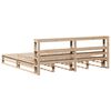 vidaXL Bed Frame without Mattress 200x200 cm Solid Wood Pine