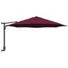 vidaXL Garden Parasol Manual Bordeaux Red 248 x 248 x 148 cm