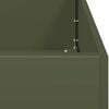 vidaXL Planter Olive Green 100x100x40 cm Steel