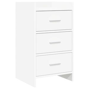 vidaXL Bedside Tables White 40 x 36 x 70 cm Engineered Wood