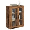 vidaXL Wall Mounted Cabinet Old Wood 69.5 x 34 x 90 cm