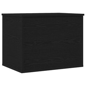 vidaXL Storage Box Black oak 60 x 42 x 46 cm Engineered Wood