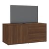 vidaXL TV Cabinet Brown Oak 80x34x36 cm Engineered Wood