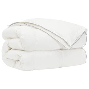 vidaXL Duvet FULDA 155 x 200 cm 4 Seasons 310 GSM 90% Goose Down White