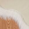 vidaXL Faux Sheepskin Rug Tafalla White 80 x 120 cm Polyester