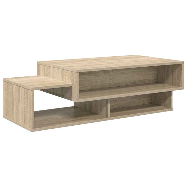 vidaXL Coffee Table Sonoma Oak 105 x 50 x 32.5 cm Engineered Wood