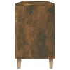 vidaXL Shoe Cabinet Smoked Oak 102x36x60 cm Engineered Wood