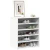 vidaXL Shoe Cabinet White 60x35x70 cm Engineered Wood