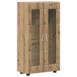 vidaXL Sideboard FLORIN 55.5 x 29 x 100 cm Artisan Oak Engineered Wood