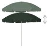 vidaXL Beach Parasol Green 300 cm