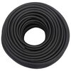 vidaXL Hybrid Air Hose Black 0.6" 50 m Rubber and PVC