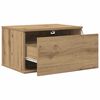 vidaXL Wall-mounted Bedside Cabinet 2 pcs Artisan Oak 50 x 36 x 30 cm