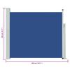 vidaXL Patio Retractable Side Awning 100x300 cm Blue