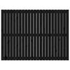 vidaXL Wall Headboard Black 146.5x3x110 cm Solid Wood Pine