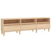vidaXL TV Cabinet Sonoma Oak 150x30x44.5 cm Engineered Wood