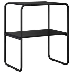 vidaXL Console Table Black Oak 100 x 42.5 x 70 cm Engineered Wood